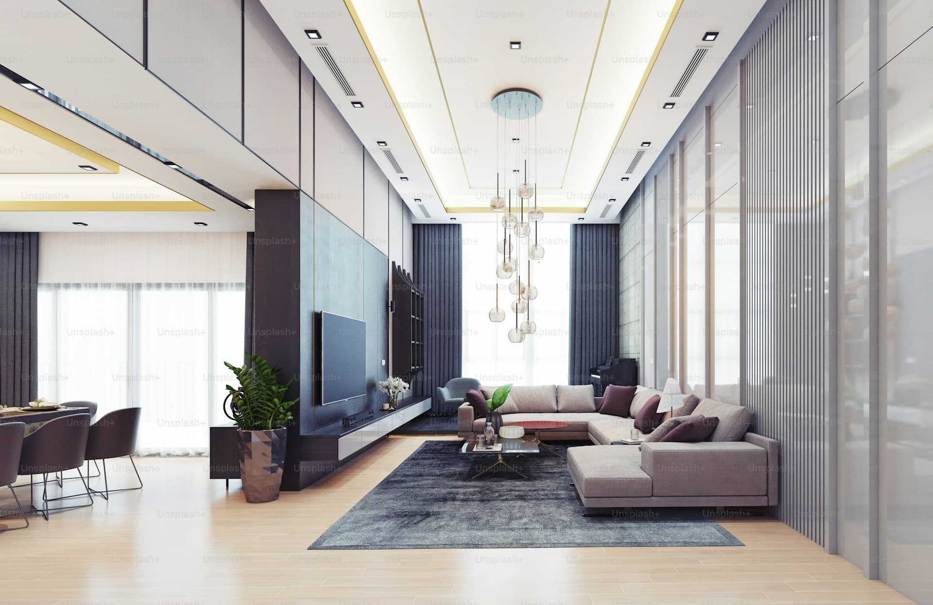 Sala de estar luxuosa — WR Reformas
